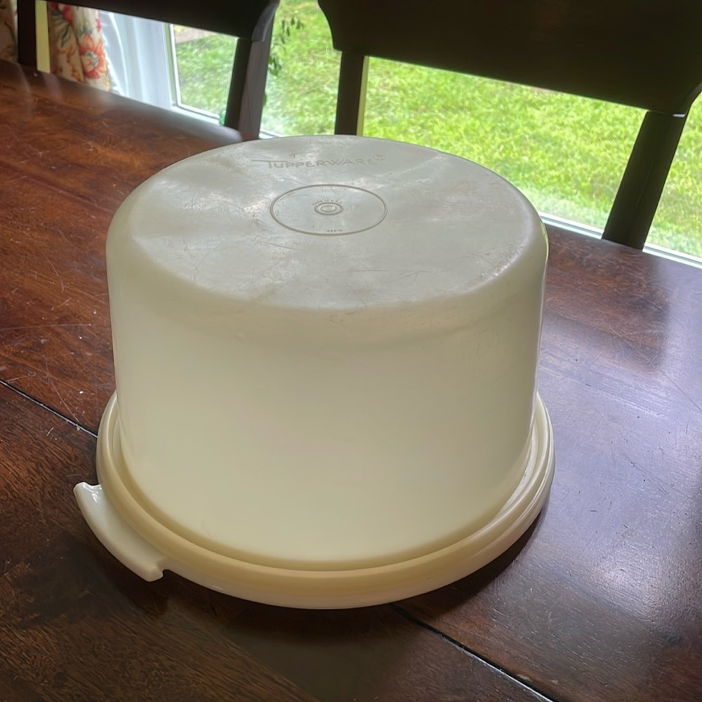 Vintage cake Tupperware